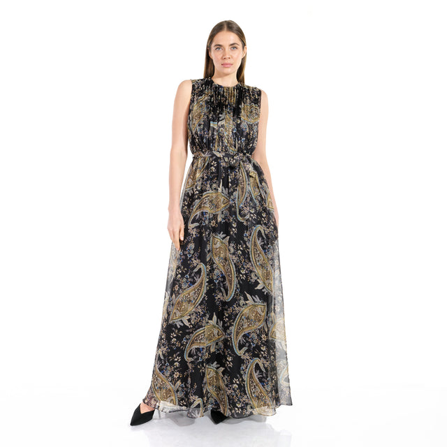 The Nocturne Paisley Maxi Dress