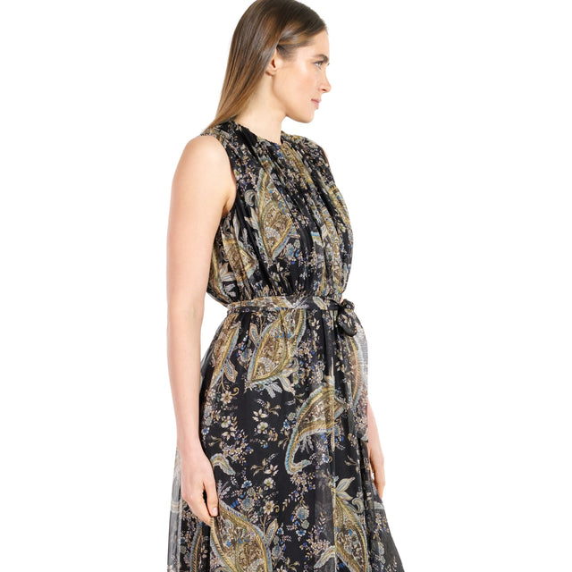 The Nocturne Paisley Maxi Dress