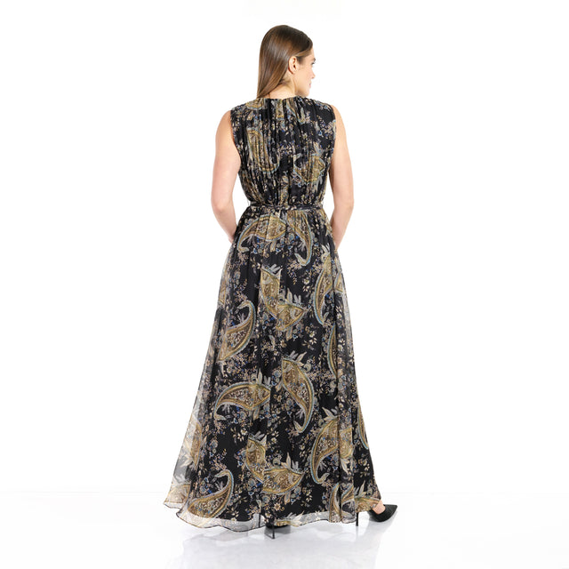 The Nocturne Paisley Maxi Dress