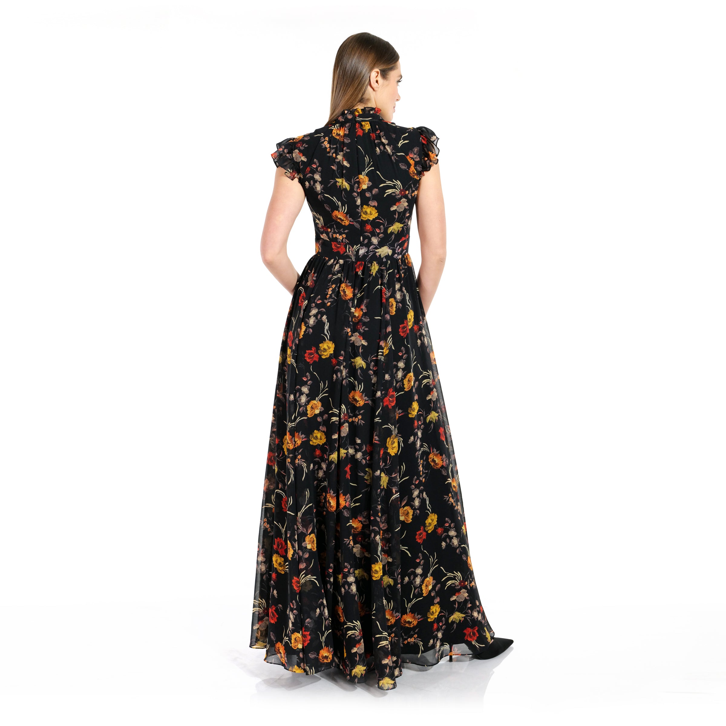 The Autumn Bloom Maxi Dress MIKAEL AGHAL