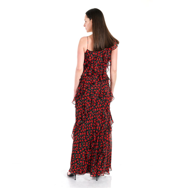 The Floral Asymmetric Gown